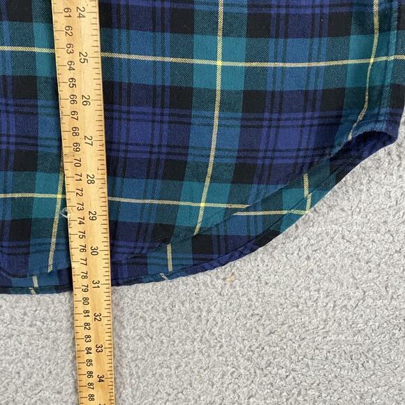 VTG Ralph Lauren Classic Fit Button Down Shirt Men's Large Plaid Causal Preppy - Picture 7 of 9